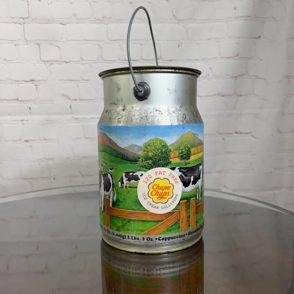 CHUPA CHUPS bucket! Endless Upcycling Possibilities! Vintage